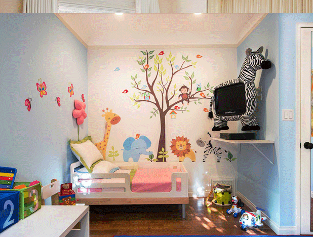 Woods And Textures - Kids Room